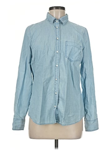 J.Crew Factory Store Long Sleeve Button-Down Shirt (view 1)