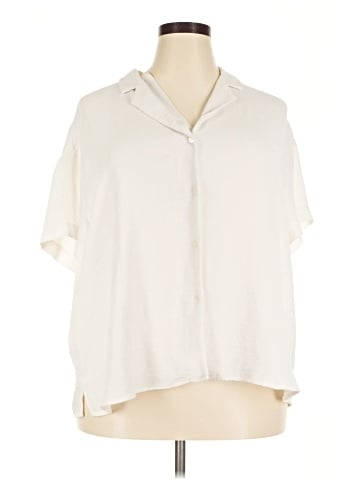 Violeta by Mango Short Sleeve Blouse (view 1)