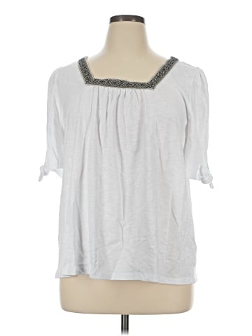 Susan Graver 3/4 Sleeve Blouse (view 1)