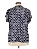 Notations Blue Short Sleeve Blouse Size 1X - photo 2
