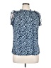 Notations Blue Sleeveless Blouse Size L - photo 1