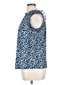 Notations Blue Sleeveless Blouse Size L - photo 5