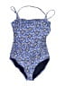 J.Crew Paisley Blue One Piece Swimsuit Size 8 - photo 1