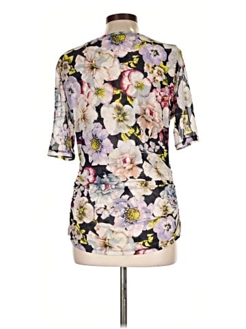 White House Black Market Short Sleeve Blouse (view 2)
