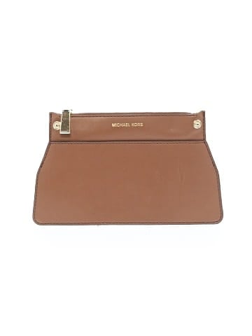 MICHAEL Michael Kors Leather Clutch (view 1)