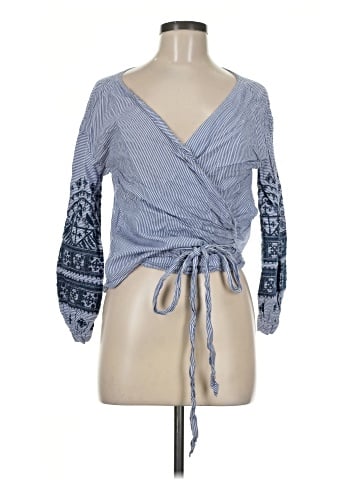 Zara Basic 3/4 Sleeve Blouse (view 1)