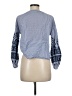 Zara Basic Blue 3/4 Sleeve Blouse Size M - photo 2