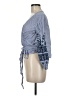 Zara Basic Blue 3/4 Sleeve Blouse Size M - photo 5