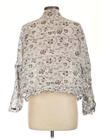 Wrap 3/4 Sleeve Blouse (view 2)