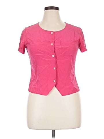 Emma James Short Sleeve Silk Top (view 1)