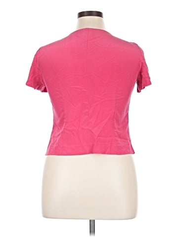 Emma James Short Sleeve Silk Top (view 2)