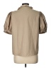 Glam Tan Short Sleeve Blouse Size L - photo 2