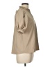 Glam Tan Short Sleeve Blouse Size L - photo 4