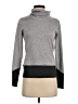 lucy 100% Polyester Gray Turtleneck Sweater Size XS - photo 1