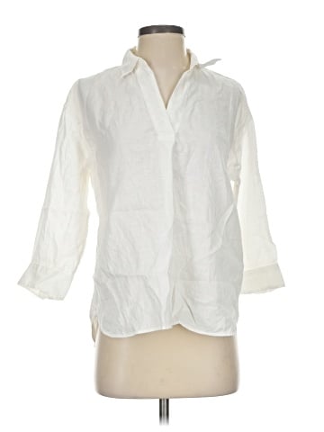 Uniqlo 3/4 Sleeve Button-Down Shirt (view 1)