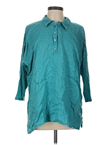 J.Jill 3/4 Sleeve Button-Down Shirt (view 1)