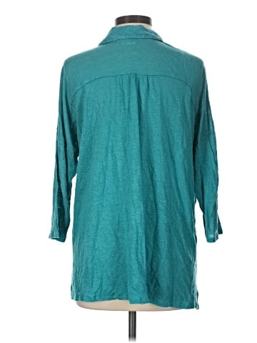 J.Jill 3/4 Sleeve Button-Down Shirt (view 2)