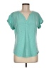 L.L.Bean Teal Short Sleeve Top Size M - photo 1
