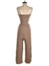 Love Tree Solid Brown Jumpsuit Size S - photo 2