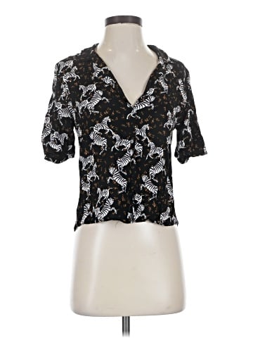 Zara TRF Short Sleeve Blouse (view 1)