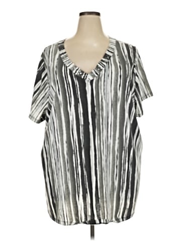 Roaman's Short Sleeve Blouse (view 1)