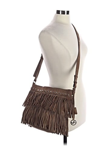 MICHAEL Michael Kors Leather Crossbody Bag (view 2)