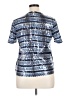 MICHAEL Michael Kors 100% Polyester Blue Short Sleeve Top Size XL - photo 2