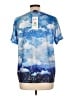 Gloria Vanderbilt Blue Short Sleeve Top Size L - photo 2