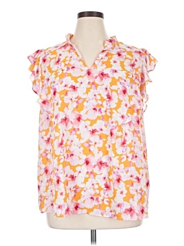 Molly & Isadora Short Sleeve Blouse (view 1)