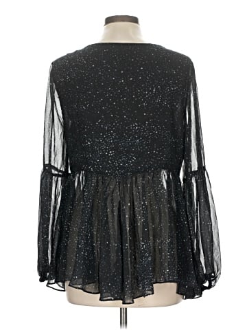 H By Halston Long Sleeve Blouse (view 2)