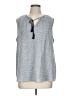Gap Outlet 100% Polyester Blue Sleeveless Blouse Size L - photo 1