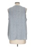 Gap Outlet 100% Polyester Blue Sleeveless Blouse Size L - photo 2