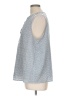 Gap Outlet 100% Polyester Blue Sleeveless Blouse Size L - photo 6