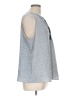 Gap Outlet 100% Polyester Blue Sleeveless Blouse Size L - photo 5