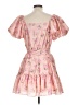 LoveShackFancy 100% Polyester Hearts Pink Cocktail Dress Size 10 - photo 2