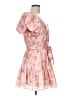 LoveShackFancy 100% Polyester Hearts Pink Cocktail Dress Size 10 - photo 4