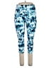 Zelos Print Blue Active Pants Size XL - photo 1