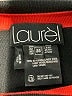 Laurel 100% Wool Graphic Red Black Wool Pullover Sweater Size EU (IT) 36 / US 0 - photo 4
