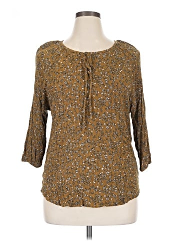 Meri Skye 3/4 Sleeve Blouse (view 1)