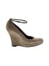 Gucci 100% Leather Gray Wedges Size 6 1/2 - photo 1
