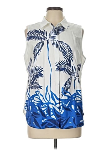 Chico's Sleeveless Button-Down Shirt (view 1)
