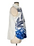 Chico's Tropical Blue Sleeveless Button-Down Shirt Size Lg (2) - photo 4