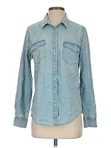 Aerie Long Sleeve Button-Down Shirt (view 1)