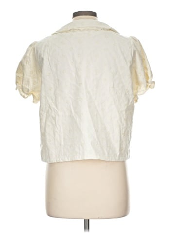 Caroline Constas Short Sleeve Blouse (view 2)
