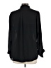 Apt. 9 100% Polyester Solid Black Long Sleeve Blouse Size L - photo 2