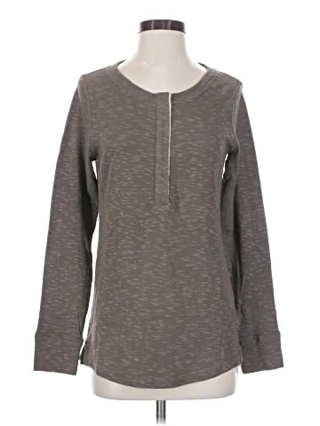 Lands' End Canvas Long Sleeve Henley (view 1)