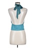 Motel 100% Polyester Teal Halter Top Size M - photo 2