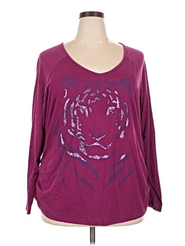 Just My Size 3/4 Sleeve T-Shirt (view 1)
