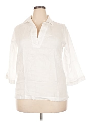 Tahari 3/4 Sleeve Blouse (view 1)