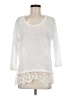 Say What? Ivory 3/4 Sleeve Top Size M - photo 1